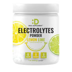 Electrolytes Powder, 1lb (69 Servings) – No Sugar, Lemon Lime – Hydration Supplement Drink Mix – High Potassium 1,000mg Per Serving, Manganese & Magnesium – Natural Hydration & Energy – Keto Friendly