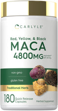 Carlyle Maca Root Capsules for Women & Men | 180 Count
