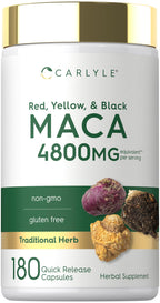 Carlyle Maca Root Capsules for Women & Men | 180 Count