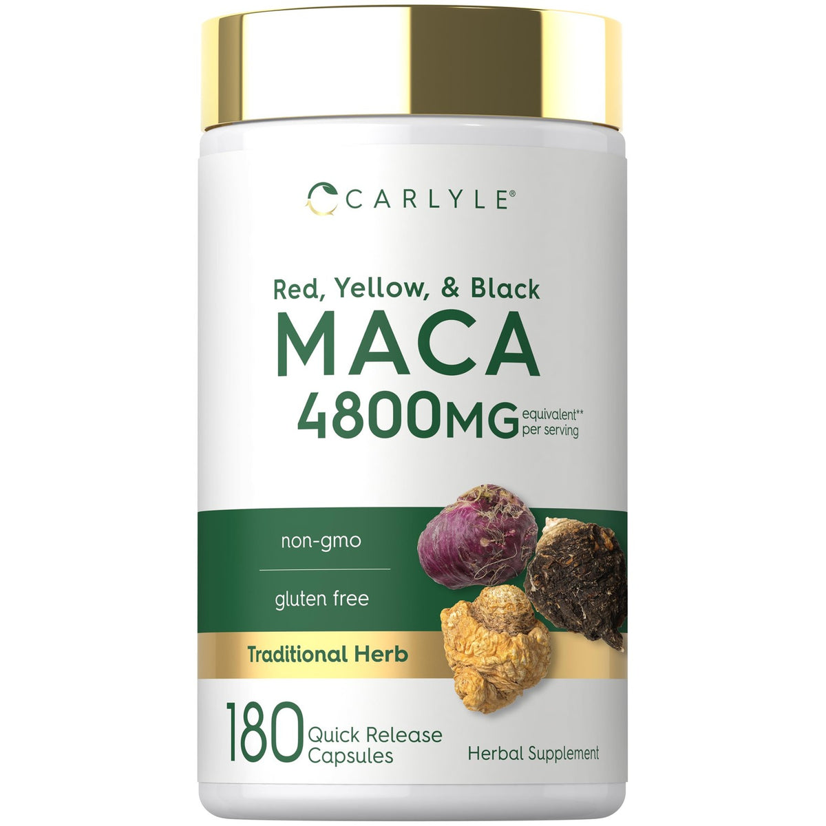 Carlyle Maca Root Capsules for Women & Men | 180 Count