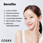 COSRX Ultimate Nourishing Rice Overnight Spa Mask, Niacinamide, 2.02fl.oz | 68% Rice Extract Sleeping Pack, Brightening, Deep Nourishment for Dull, Dry Skin, Glow Boosting, Korean Skin Care