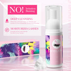 Lash Shampoo for Lash Extensions, Lash Shampoo Cleaning Kit