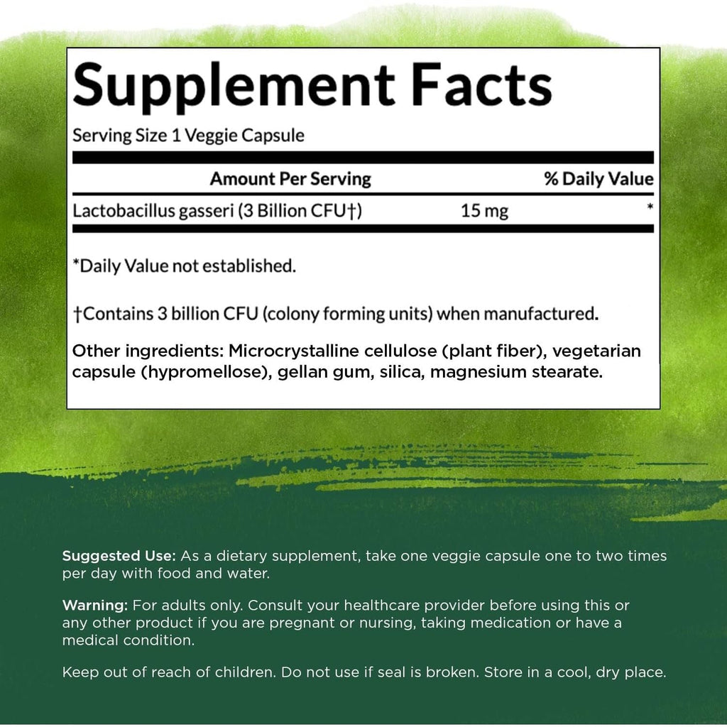 Buy now Swanson Lactobacillus Gasseri - Probiotic Supplement Supporting Digestive Health with 3 Billion CFU - Design-Release Satiety & Fat Metabolism Support - (60 Veggie Capsules) at indiglob india