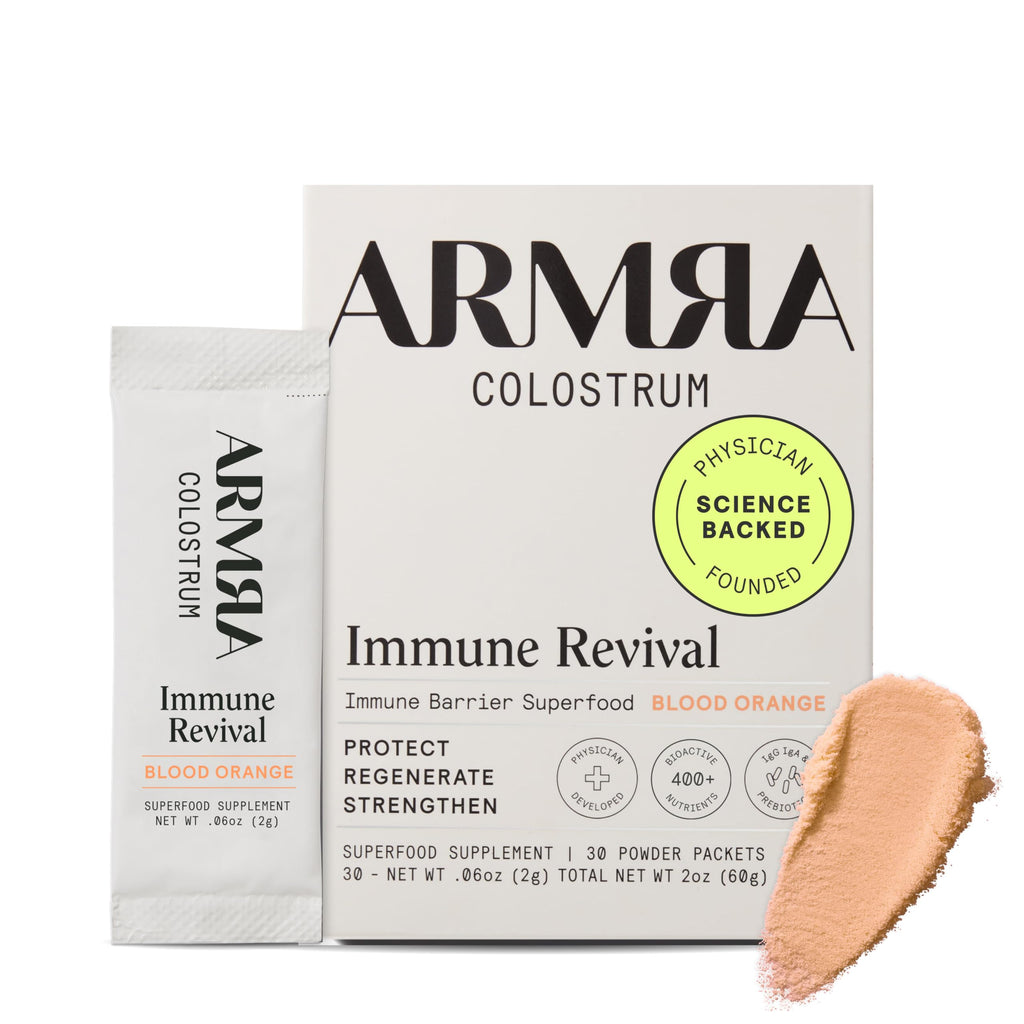 Buy now ARMRA Colostrum Powder | Unflavored | Gut Health & Bloating | Skin & Hair | Immunity | Keto, Gluten & Fat-Free | 30 Servings at indiglob india