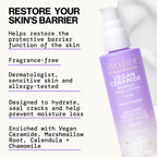 Pacifica Vegan Ceramide Barrier Repair Face Lotion, Hydrating, Lightweight Moisturizer, For Dry Skin, Dermatologist Tested, Safe for Sensitive Skin, Fragrance Free, 100% Vegan + Cruelty Free