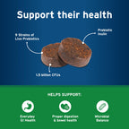 Pet Protect Digestive Health Supplement for Dogs, Chicken Flavor, 60ct