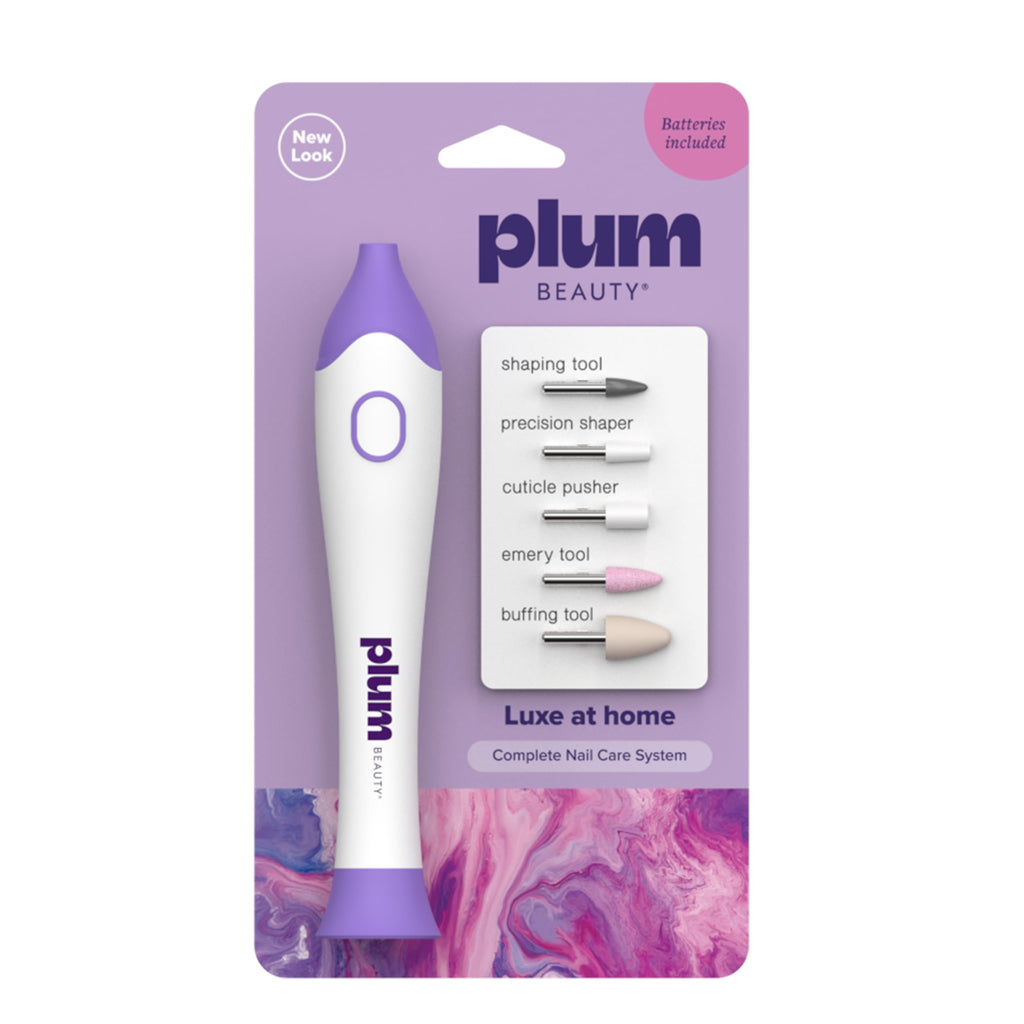 Plum Beauty Complete 5-in-1 Nail Care System – Manicure & Pedicure Kit