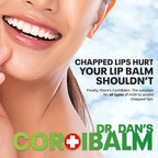 Dr. Dan's Cortibalm Healing Lip Balm Jar for Severely Chapped Lips, 3-Pack