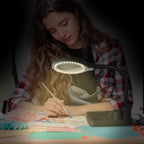Buy now Magnifying Glass with Light and Stand-5X 10X Magnifying Lamp, Magnifying Glass for Reading, Desk Lamp with Magnifier for Close Work (Black) at indiglob india