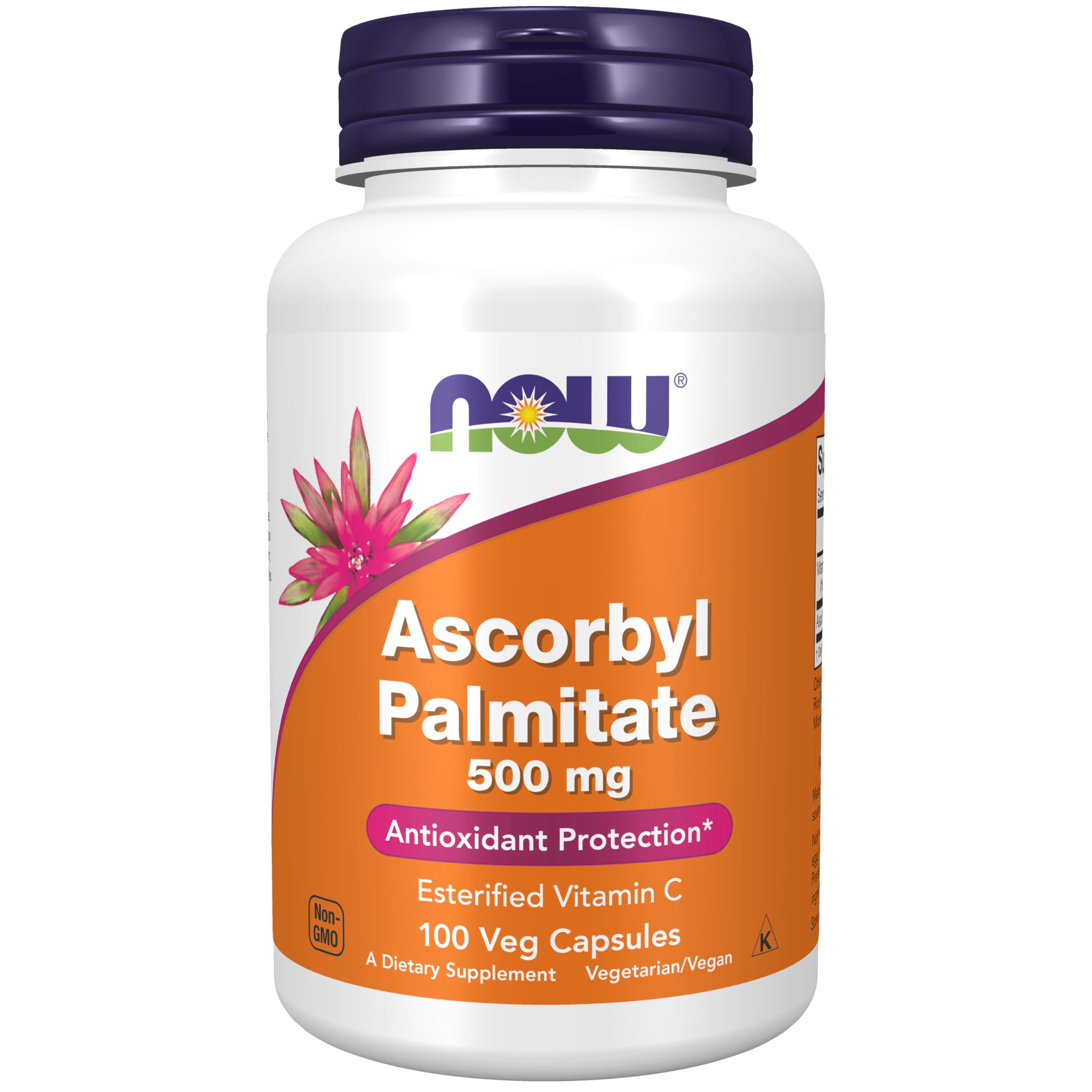 Buy now NOW Supplements, Ascorbyl Palmitate 500 mg, Esterified Vitamin C, Antioxidant Protection*, 100 Veg Capsules at indiglob india
