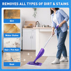 Mop Pads Refills Compatible with Swiffer WetJet Mop, 60 Pack