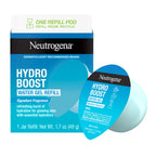 Neutrogena Hydro Boost Water Gel Face Moisturizer Refill Pod, Refill Pack-of Hyaluronic Acid Moisturizer for a Refreshing Burst of Hydration & Dewy Skin, Signature Fragrance, 1.7 oz,(Pack of 2)