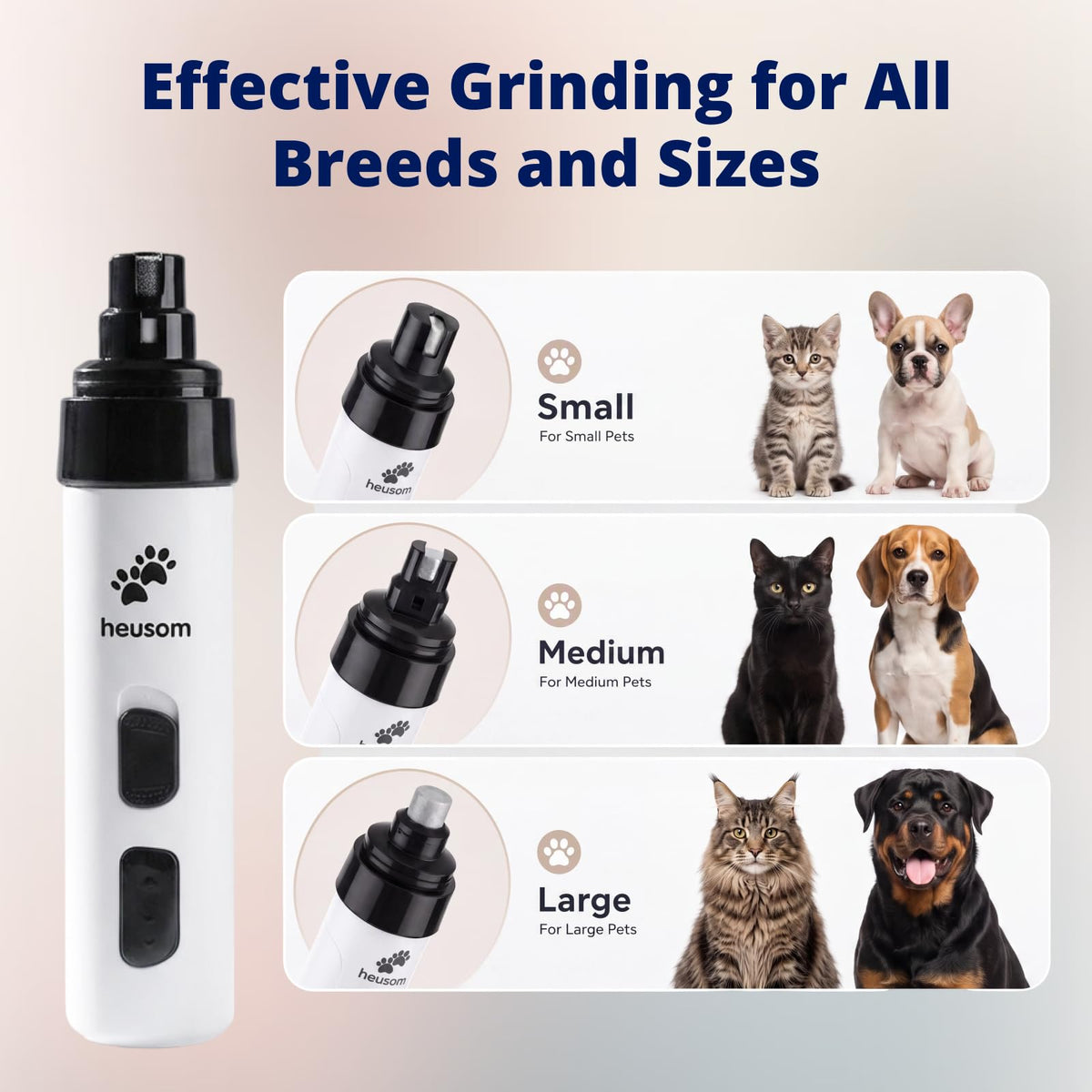 Silent Groom Pro Pet Nail Grinder | Whisper Quiet Dog Nail Grinder