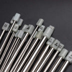 Buy now Knitting Needle Set, 22PCS 2mm(B)-8mm(L) Straight Single Pointed Stainless Steel Sweater Needles Set(11Pair-11 Size,9.8 inch) with Locking Stitch Makers Large-Eye Needles Measure Tape (36CM) at indiglob india