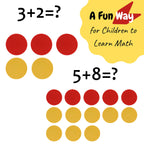 Mr. Pen- Two Color Counters, 100 pcs, Counters for Kids Math, Counters