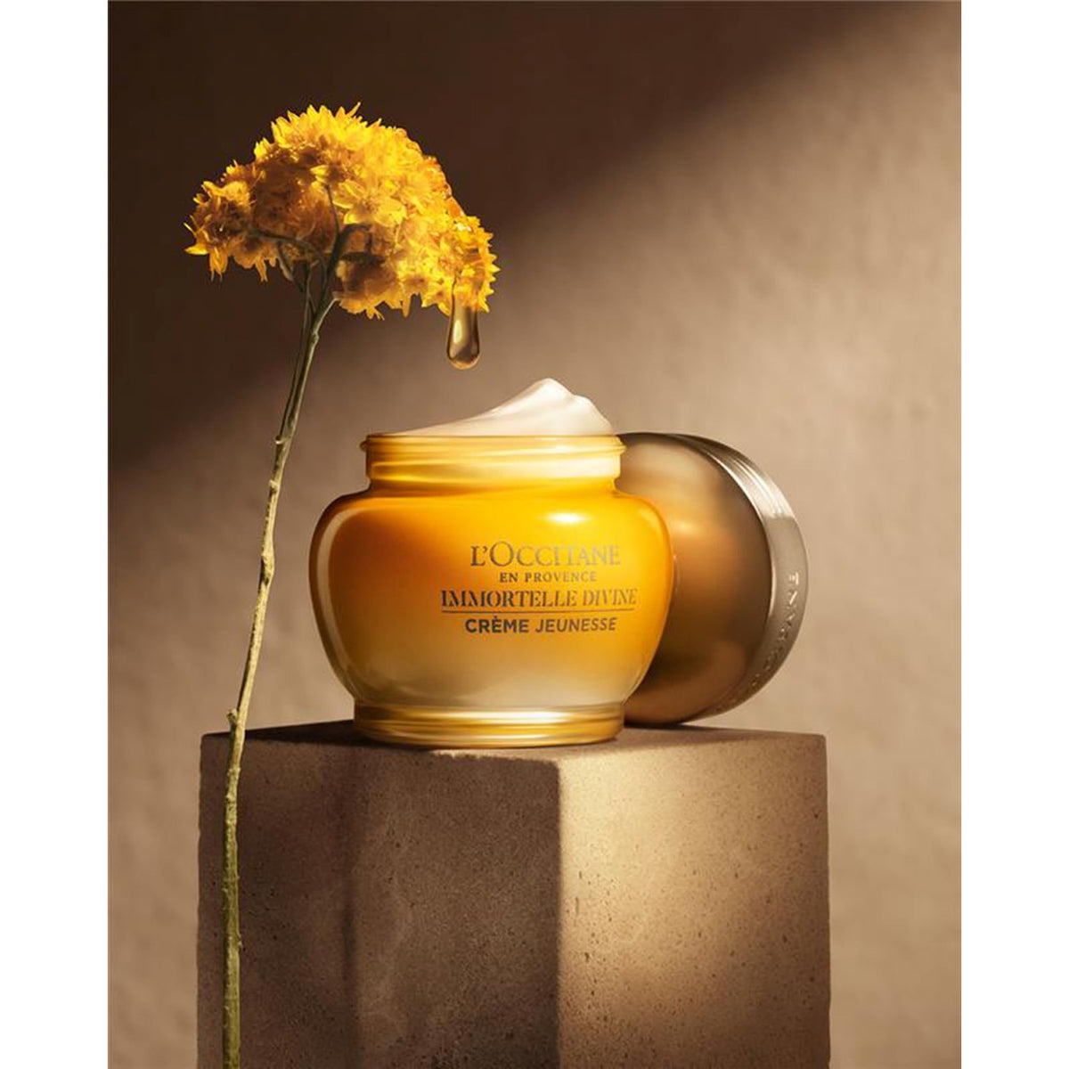 L'OCCITANE Immortelle Divine Anti-Aging Face Cream, Hydrating, 1.7 Fl Oz