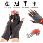 Buy now Arthritis Gloves Women Men,Strengthen Compression Gloves to Alleviate Carpal Tunnel,Rheumatoid,Tendonitis,Arthritis Pain Relief Gloves,Fingerless Gloves for Computer Typing and Daily Work - Small at indiglob india