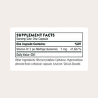 THORNE Vitamin B12 1,000 mcg, Active Methylcobalamin, 60 Capsules | Supports Methylation, Heart & Nerve Health, Cognitive Function & Healthy Homocysteine Levels*, NSF Contents Certified