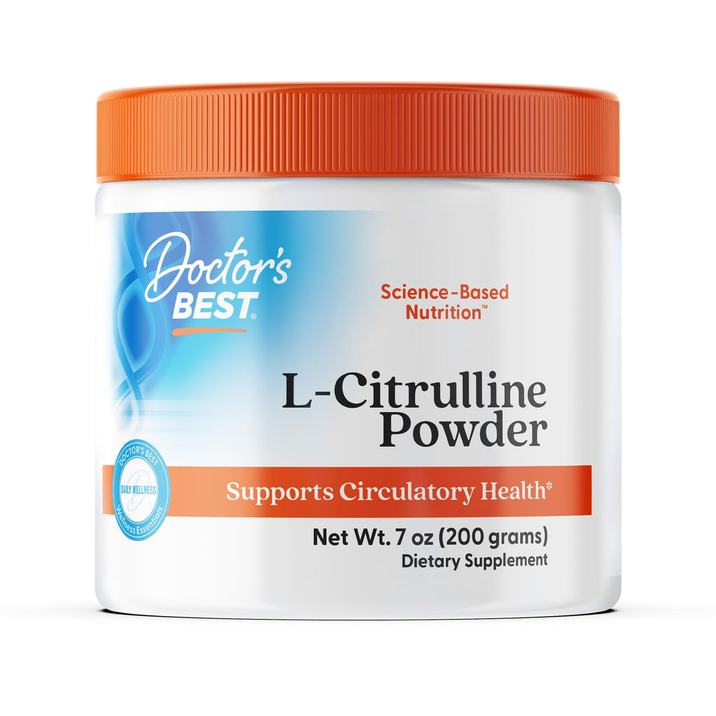 Doctors Best L-Citrulline Powder, Nitric Oxide Metabolism Support, 7 oz