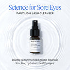 Avenova Eyelid Spray Cleanser for Lid & Lash, 20 ml Bottle | Gentle Everyday Pure Hypochlorous Acid Spray for Eye Irritation