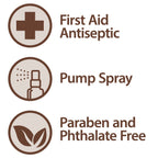 Globe Hydrogen Peroxide 3% Antiseptic Spray, 3 Pack, 2 Fl Oz Bottles