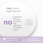 Night Guard for Women, TMJ Mouth Guard for Grinding Teeth at Night & Jaw Clenching - Moldable Dental Night Guard for Teeth Grinding Mouth Guard for Sleep, 4 x Nightguard 2 x Sizes