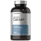 Horbäach Calcium 1200 mg with Vitamin D3 | 240 Softgels | 5000IU Vitamin D3 | Absorbable Calcium Supplement for Women and Men | Non-GMO, Gluten Free
