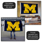 College Flags & Banners Co. UM Michigan Wolverines University Large College Flag