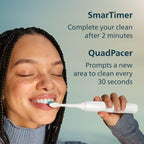 Philips Sonicare 1100 Rechargeable Electric Toothbrush, 1 Brush Head, White
