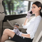 Buy now MIG4U Moisturizing Beauty Gloves Touchscreen Overnight Sleeping Glove for Women Dry Hands, Nighttime Lotion, Eczema, SPA, Cosmetic Treatment, Grey Purple 3 Pairs Size S/M at indiglob india