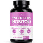 Optify Myo-Inositol & D-Chiro Inositol Supplement for Women | 40:1 Ratio Plus Folate and Vitamin D | Support Healthy Hormonal Balance, Regular Cycles, & Ovarian Health (120 Count (Pack of 1))