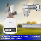 Golf Lead Tape 1/2" x 60", 2 Grams Per Inch High Density