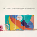 Buy now Softdisc Menstrual Discs | Disposable Period Discs | Tampon, Pad, and Cup Alternative | Capacity of 3 Super Tampons | HSA or FSA Eligible | 14 Count at indiglob india