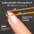 Modelones Short Almond Nail Tips offer 360 pieces with a tear-resistant hold, perfect for a long-lasting manicure.