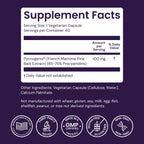 Healthy Origins Pycnogenol Pine Bark 100 mg, 60 Veggie Caps