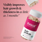 Viviscal Hair Growth Supplements for Women, 60 Tablets, 1 Month | For Thicker & Fuller Hair, Thinning Hair Support, Biotin & Marine Collagen, Drug-Free