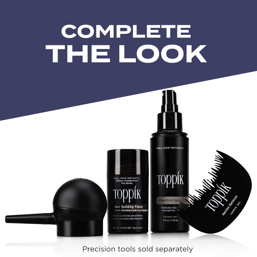 Buy now Toppik Hair Building Fibers, Fill In Fine or Thinning Hair Instantly Thicker, Fuller Looking Hair 9 Shades,4 size options at indiglob india