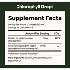 Black Girl Vitamins Liquid Chlorophyll Drops – Mulberry Leaf + Chlorophyllin with Peppermint, Vegan Liquid Concentrate, Supports Digestive Comfort & Healthy-Looking Skin (4-Month Supply)