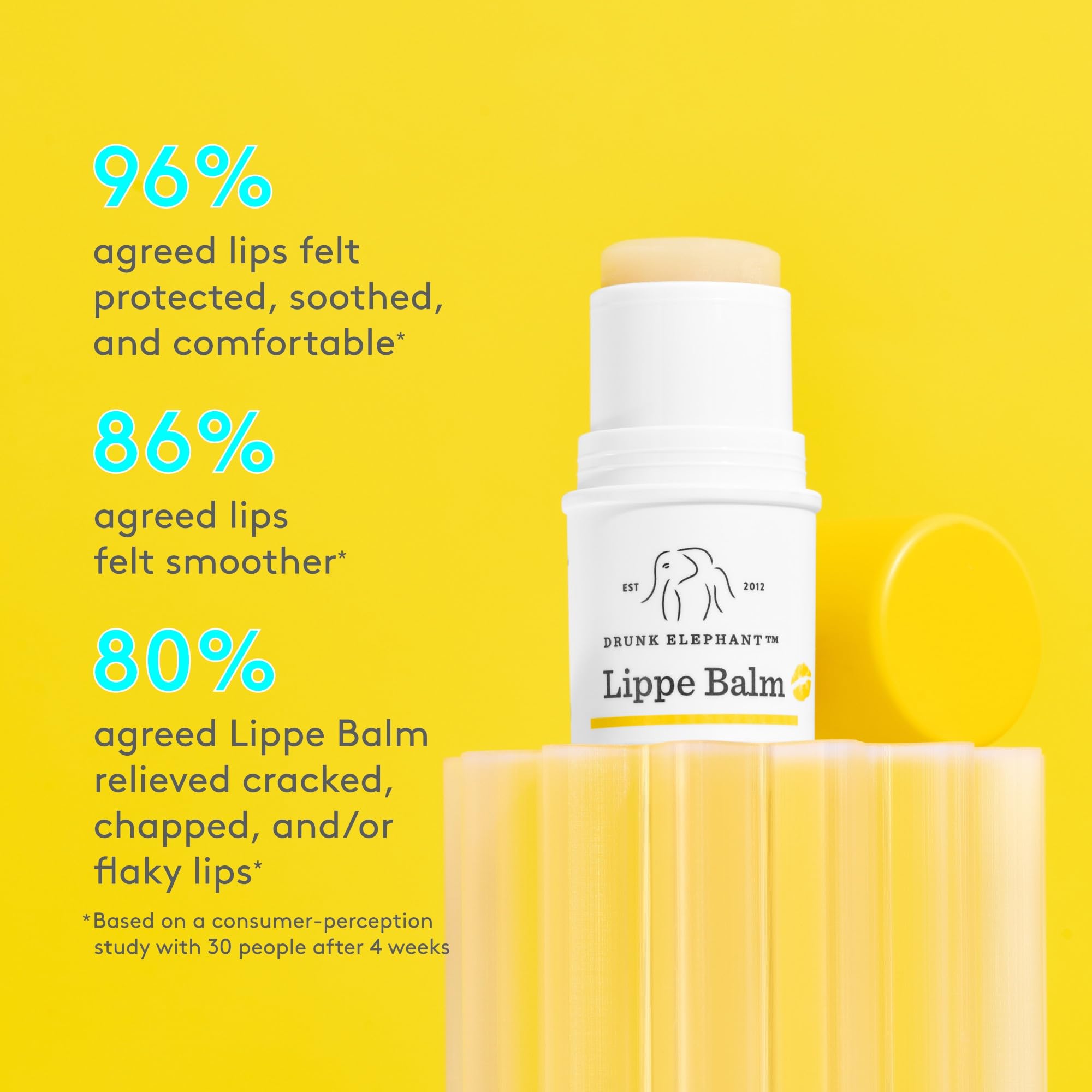 Buy now Drunk Elephant Lippe Balm - 3.7 g/.13 oz - Nourishing Lip Balm - Clean Clinical Skincare - Cruelty-Free - Dermatologist-Tested - Free of Essential Oils, Silicones, and Fragrance at indiglob india