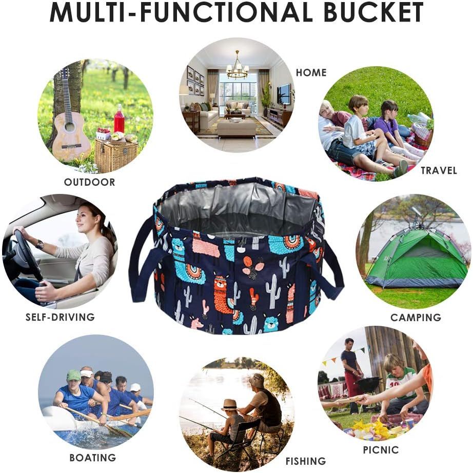 Buy now Collapsible Foot Bath Basin for Soaking Feet, Portable Foot Bath Tub Bag with Handles, for Adults and Kids, Pedicure Foot Spa Bucket for Outdoor Washing Camping Travel at indiglob india