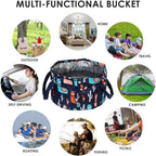 Buy now Collapsible Foot Bath Basin for Soaking Feet, Portable Foot Bath Tub Bag with Handles, for Adults and Kids, Pedicure Foot Spa Bucket for Outdoor Washing Camping Travel at indiglob india