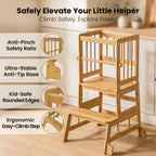HBTower Toddler Standing Tower, Kids Kitchen Step Stool with Safety Rails