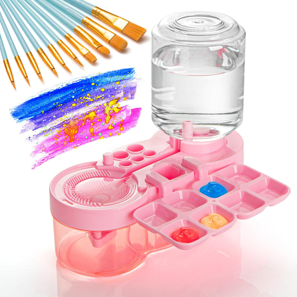 Paint Brush Cleaner Tool with Water Circulation, Brush Washer