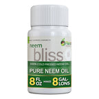 Neem Bliss (8 Fl Oz) - Pure Neem Oil Concentrate - 100% Cold Pressed Neem Oil - All-Natural Neem Oil Concentrate - Pure Neem Oil Extract - Unrefined Neem Oil for Hair - Neem Seed Oil Concentrate