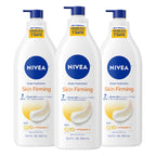 NIVEA Sheer Hydration Skin Firming Body Lotion, 33.8 FL OZ | Skin Firming Body Lotion with Q10 and Vitamin C, 72-Hour Moisturizing Lotion For Normal to Dry Skin, Paraben Free