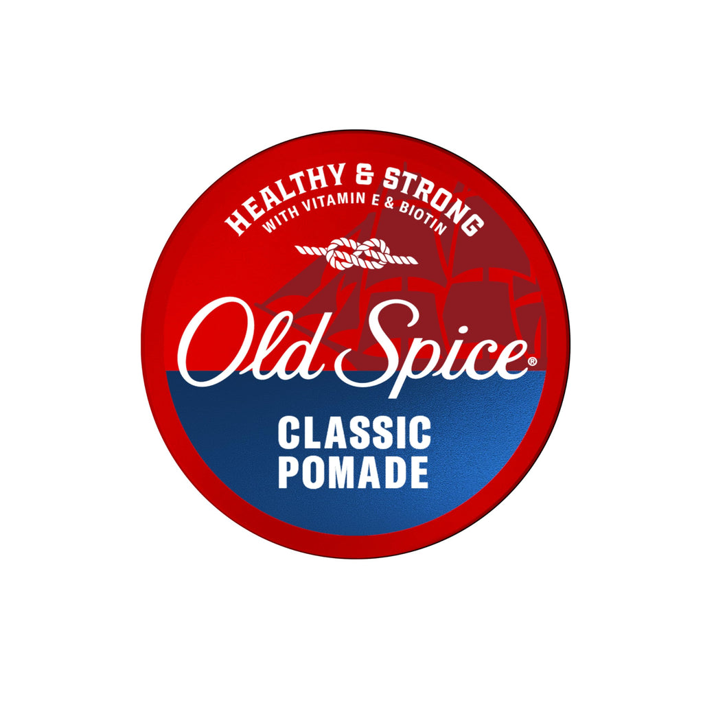 Old Spice Mens Hair Pomade, Medium Hold, Low Shine, Mens Hair Styling, 2.22 oz