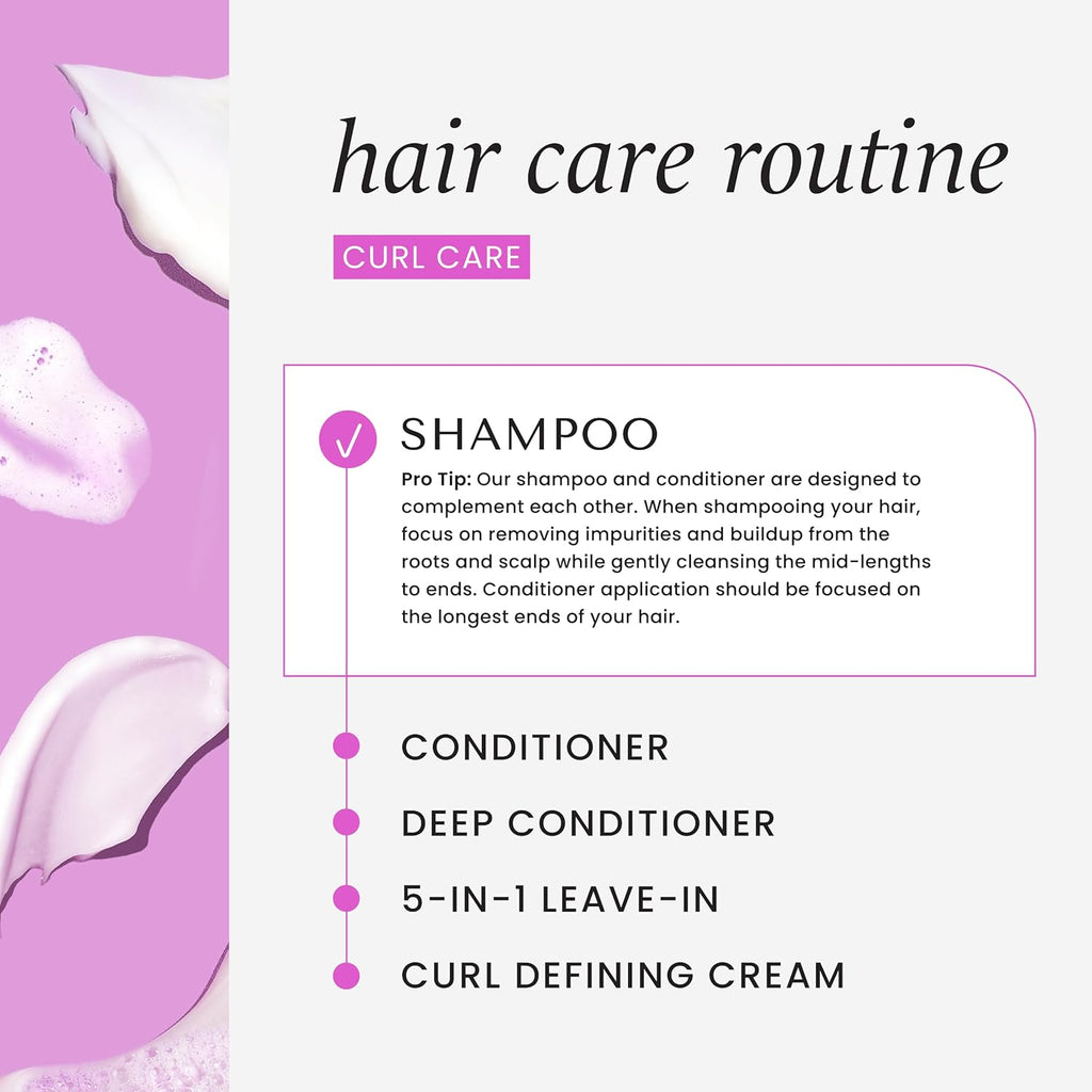 Buy now HASK Curl Care Shampoo + Conditioner Set with Coconut and Argan Oil | For Curly Hair, Sulfate-Free, Paraben-Free, Gluten-Free, Vegan, Cruelty-Free, Color Safe | 12oz each at indiglob india