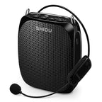 Buy now SHIDU S615 Wireless Voice Amplifier, 10W Portable Mini Amplifier with AUX Connectivity, Rechargeable for Teachers, Tour Guides, Coaches, Yoga Fitness Instructors at indiglob india