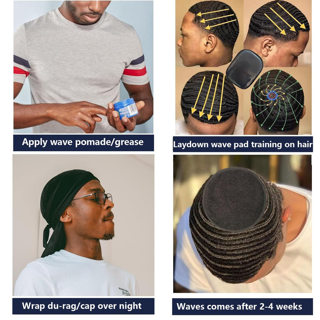 Crown Patch for Waves And Laydown 360 Wave Pad Used With Wave Cap