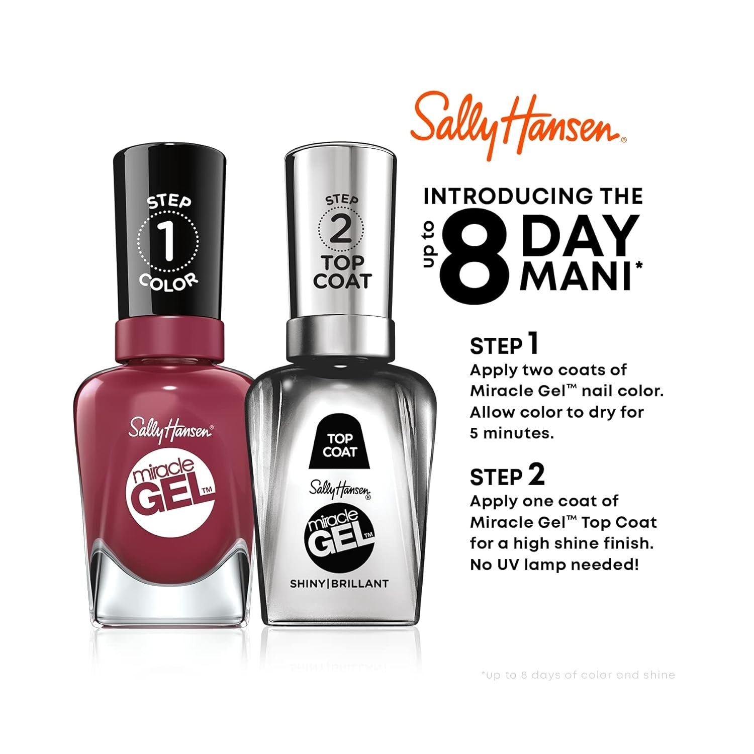 Buy now Sally Hansen Miracle Gelâ„¢, Per-Suede, Long Lasting, Gel-Like Formula, No UV Lamp Needed, Nude Nail Polish at indiglob india